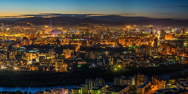 aerial photo of buildings thumbnail
