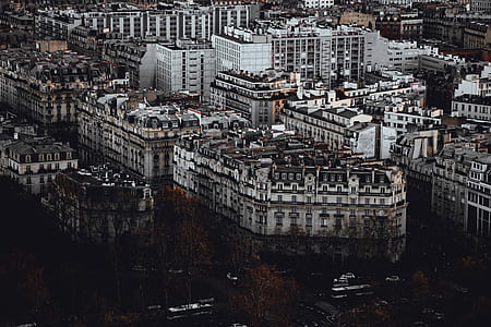 aerial view of white buildings thumbnail