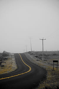 showing black concrete road thumbnail