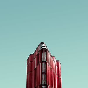 red high-rise building thumbnail
