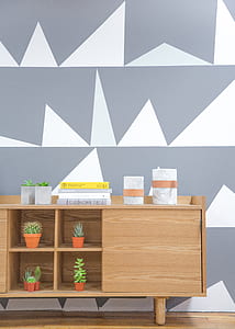 brown wooden sideboard thumbnail