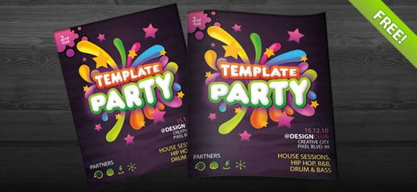 Free PSD Flyer Template psd file