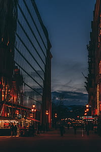 high rise building during night time thumbnail