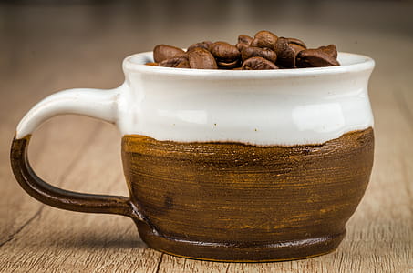 Brown and White Cup thumbnail