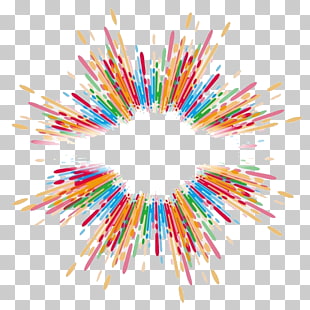 Color, Colorful splash background, photo of blue, green, and red illustration PNG clipart