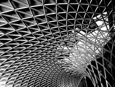 gray metal frame grayscale photography thumbnail