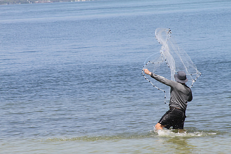 Casting A Fishing Net, Fishing thumbnail