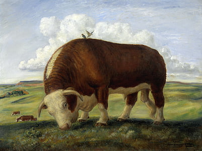 brown and white cow illustration thumbnail