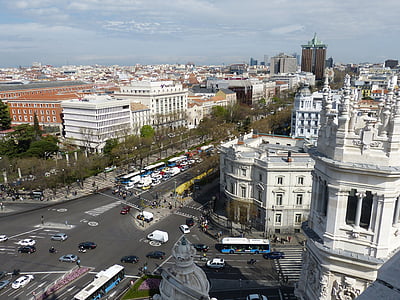 road surrounded by high-rise buildings at daytime thumbnail