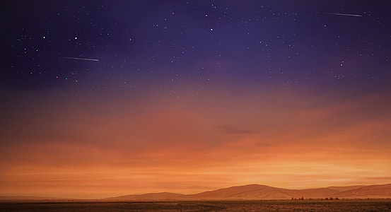 brown mountain during sunset thumbnail