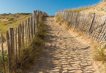 wood, road, sky, sand thumbnail