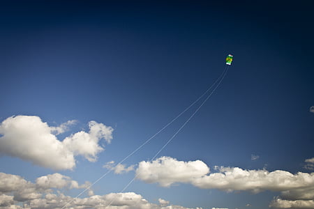 green kite in the air thumbnail