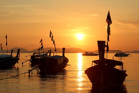 row boat on body of water thumbnail