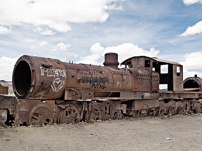 The Salar De Uyuni, Cemetery Of Trains thumbnail