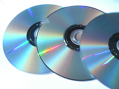three compact discs thumbnail