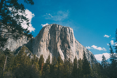 white mountain hill at daytime thumbnail