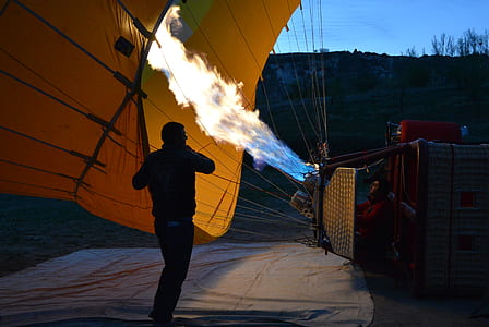 person riding hot air balloon thumbnail