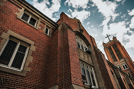 low-angle photography of brown cathedral thumbnail
