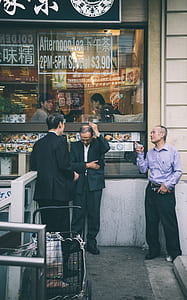 restaurant, people, woman, street thumbnail