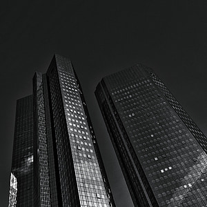 low angle of two high-rise buidings thumbnail