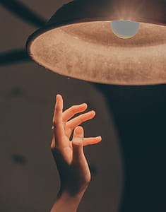 Person About to Touch the Pendant Lamp thumbnail