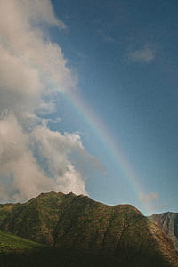 rainbow over mountain thumbnail