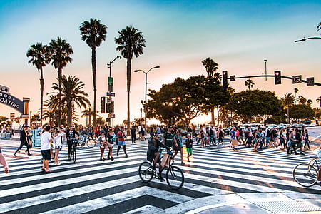 person riding bicycle during daytime thumbnail