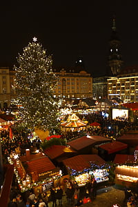 giant Christmas tree in the center of town thumbnail