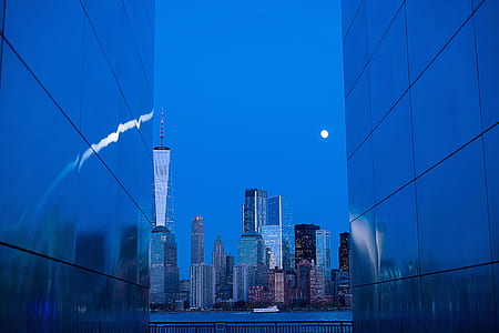 high-rise buildings during night thumbnail