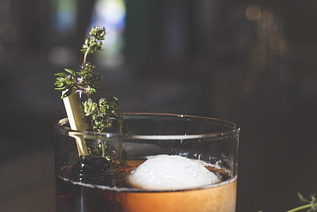 beverage glass with plant thumbnail