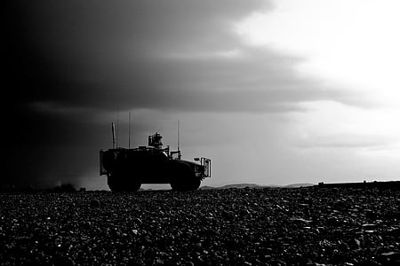 vehicle, military, tank, jeep, heavy weather, rainy thumbnail