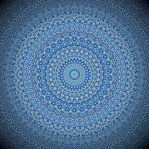 blue mandala illustration thumbnail