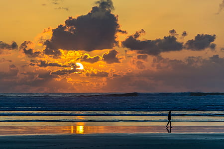 sunset on sea during golden hour thumbnail