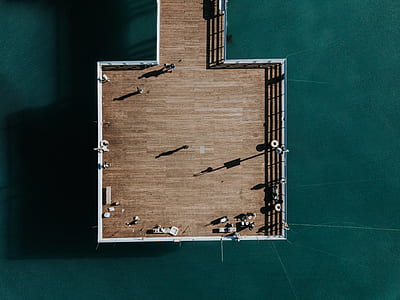 aerial photography of brown bridge thumbnail