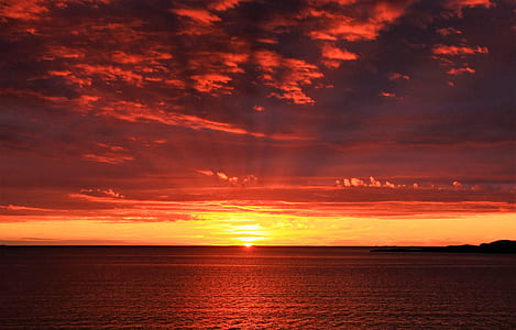calm sea at sunset thumbnail