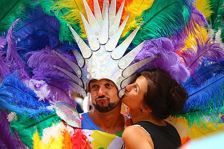 assorted-color feathers headdress thumbnail