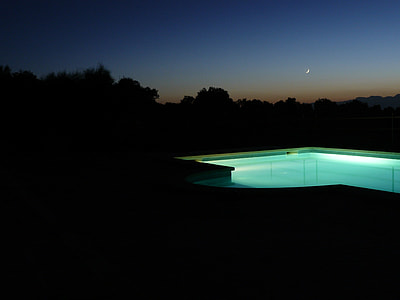 swimming pool at night thumbnail