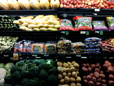 assorted vegetables on display rack thumbnail