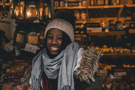 woman standing inside a store thumbnail