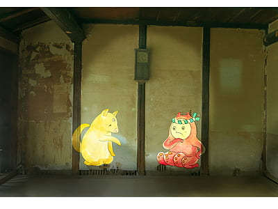 yellow and red characters thumbnail