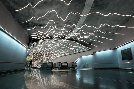 gray and white building interior thumbnail