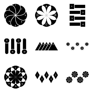 Infographic Bar & Pie chart Vol 3 svg vector icon sets