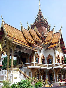 Wat Bupparam Buddhist Temple in Chiang Mai, Thailand thumbnail