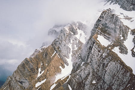snow capped mountain at daytime thumbnail