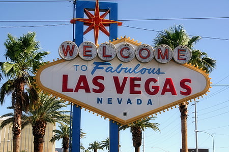 Las Vegas road sign photo during daytime thumbnail