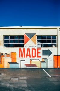 white Atlanta Made-printed wall thumbnail
