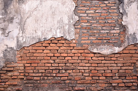 minimalist photography of brown and gray brick wall thumbnail