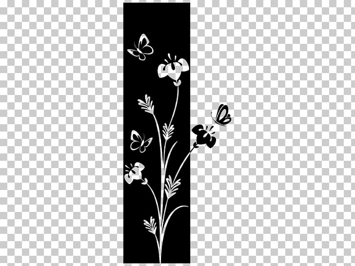Flower Branching Black M Font Compass With Banner Tattoo Png