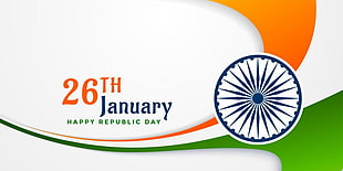 26th January Republic Day Of India Background Eps File Free