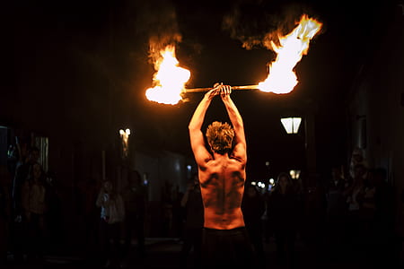 man doing fire dance thumbnail